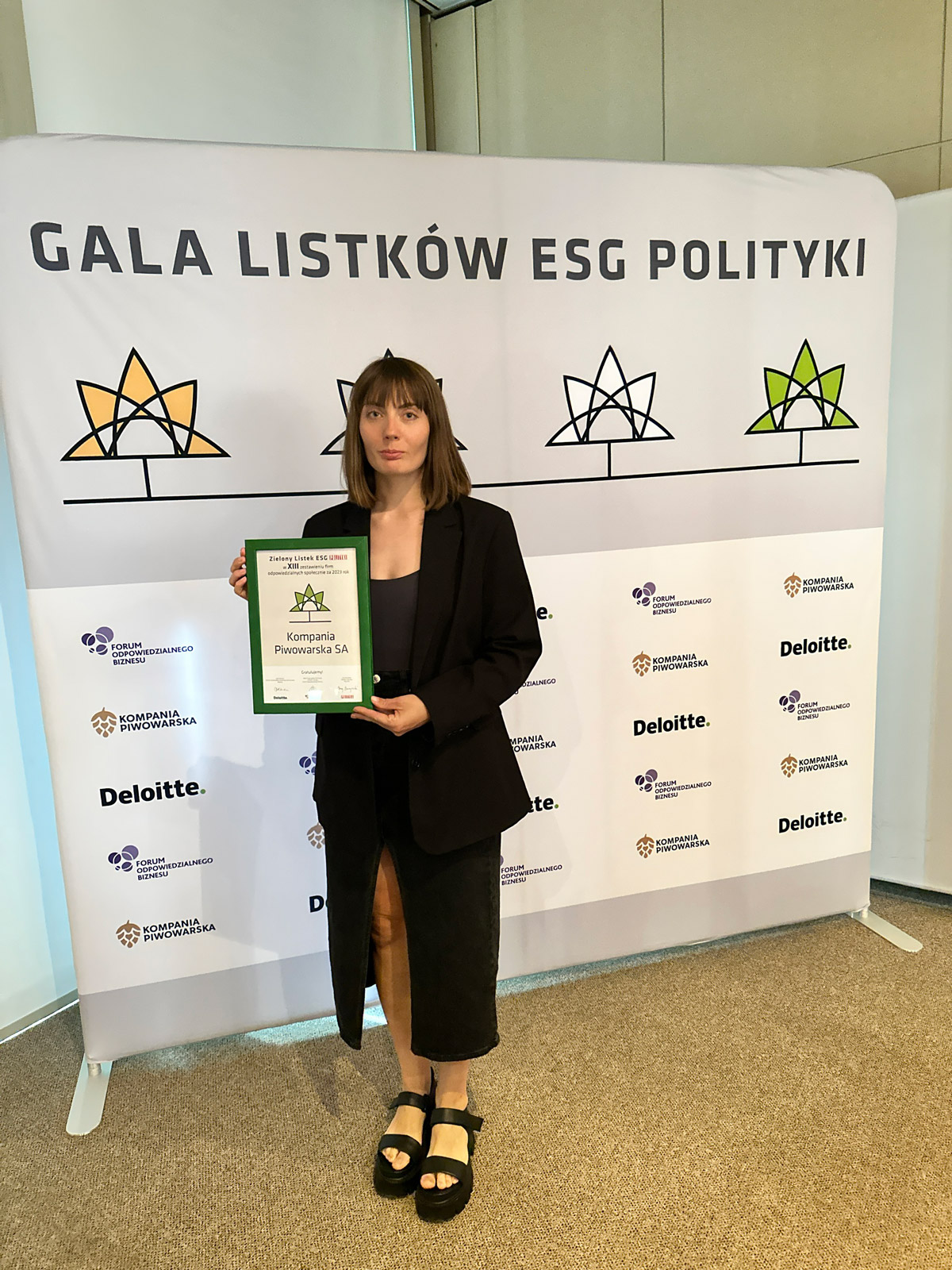Kompania Piwowarska receives the Green ESG Leaf